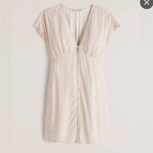 Abercrombie size small checkered button down dress